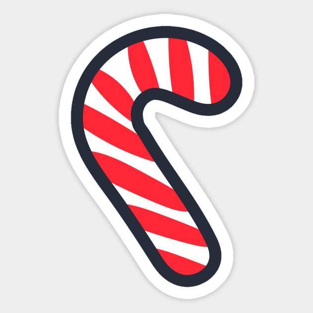 Candy cane gift Sticker by Tjstudio